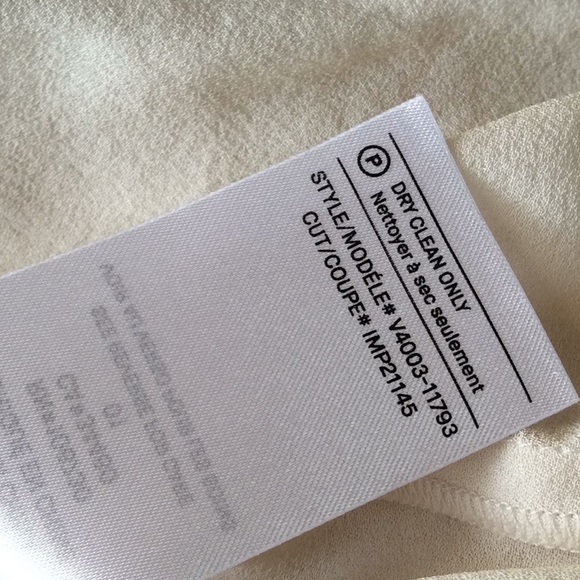 VINCE CREAM SILK CAMISOLE XS - Picture 8 of 9